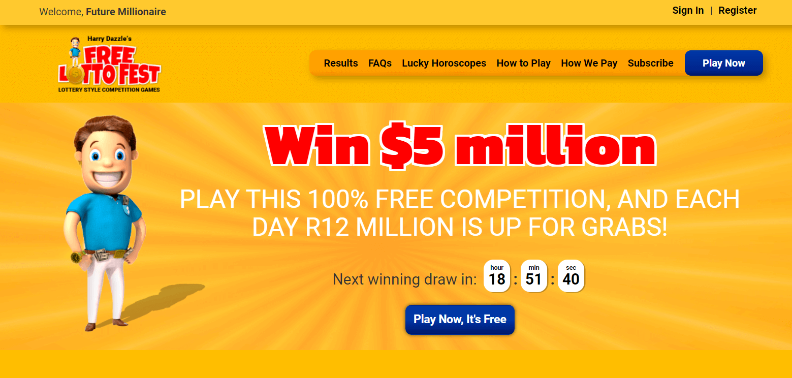 Free lottery ticket games