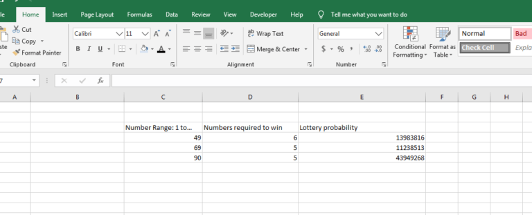 Lottery Prediction Algorithm Excel: Predict Lotto Numbers Using Excel