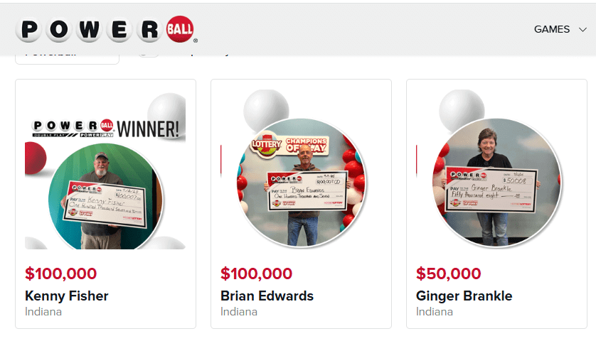 Verified Winners for the Powerball Jackpot