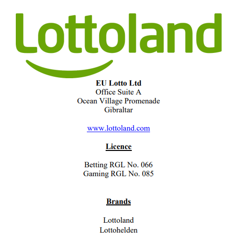 Lottoland company information 