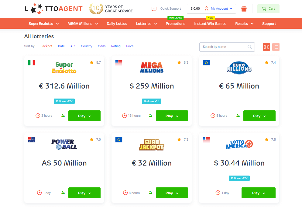 Choose Your Favorite Lottery Game