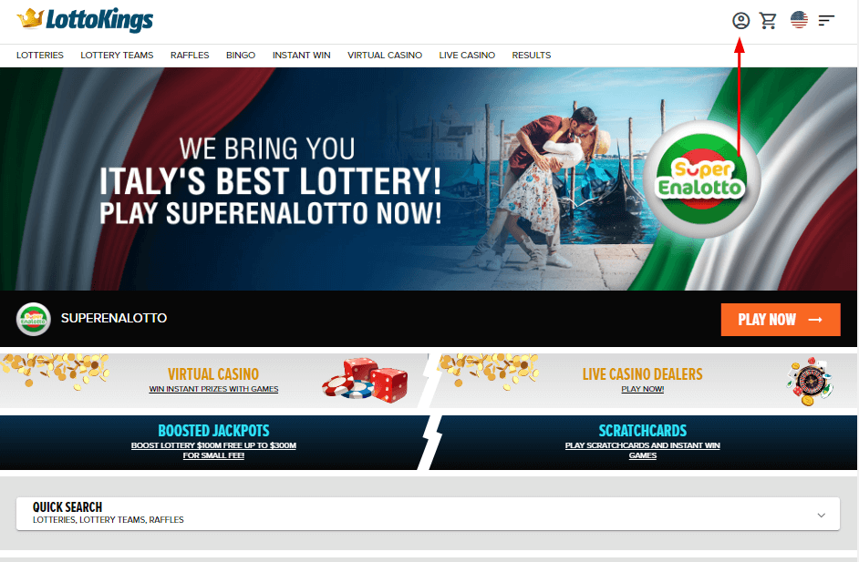 Visit LottoKings