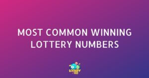 Most Common Winning Lottery Numbers