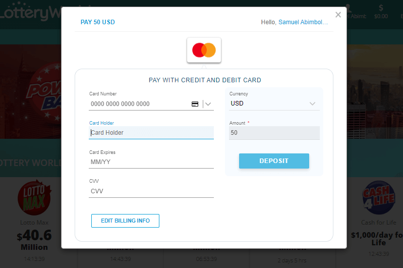 Preferred payment method