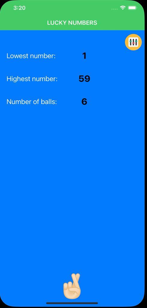 The Lucky Lottery Numbers App