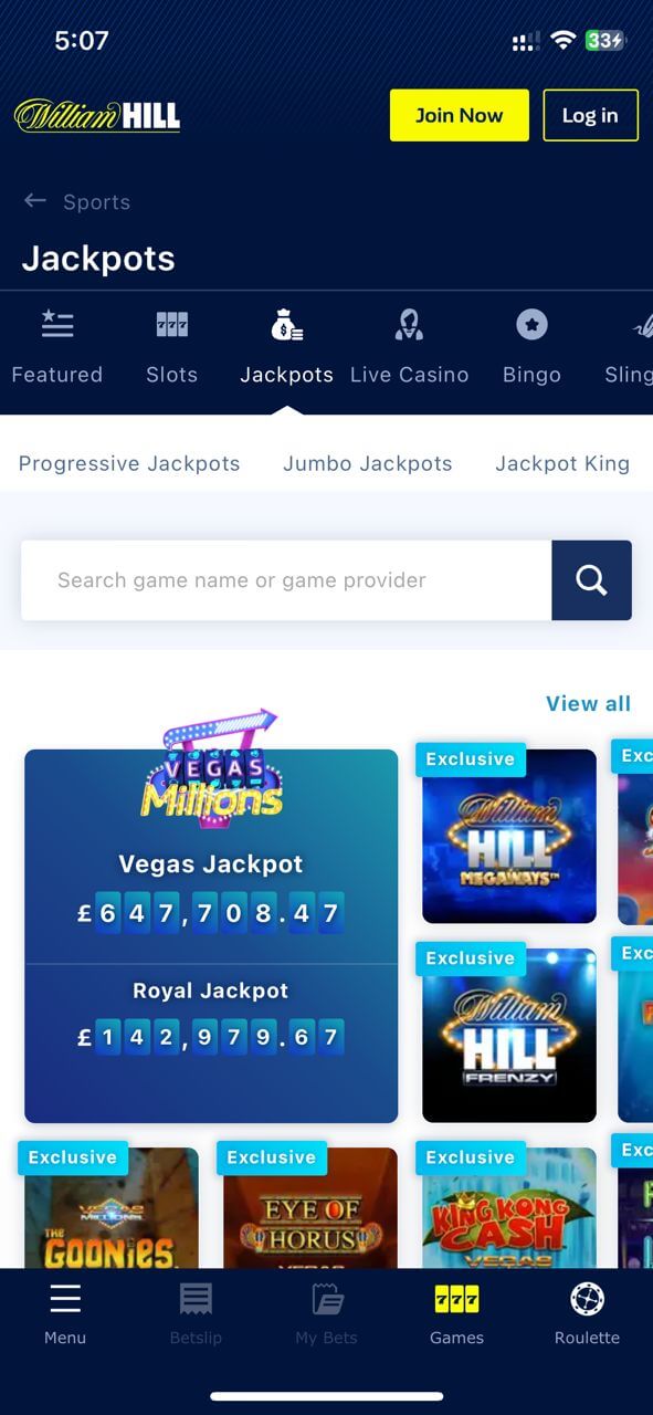 Додаток William Hill