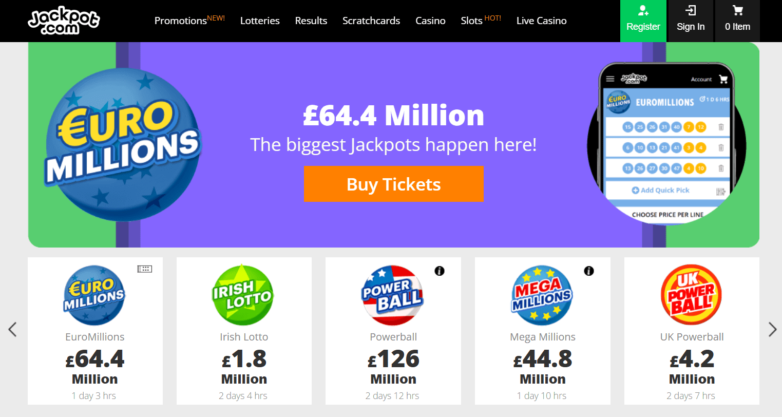 Register at jackpot.com