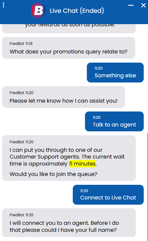 Betfred Lotto Customer Service